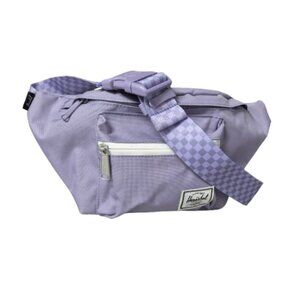 NWOT Herschel Lavender Hip Pack with Checkered Strap
